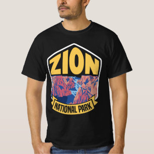 Camiseta Parque nacional Zion, Retro de Utah