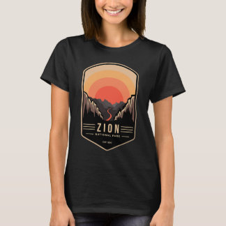 Camiseta Parque Nacional Zion Retro Vintage