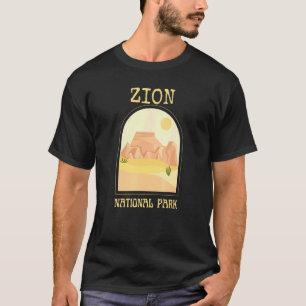Camiseta Parque nacional Zion Senderismo montaña Retro Uta