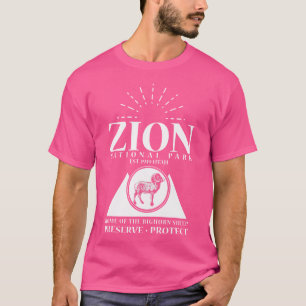 Camiseta Parque Nacional Zion-Souvenir de Utah-Oveja Bighor
