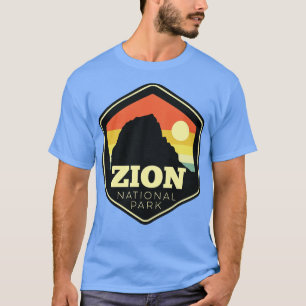 Camiseta Parque Nacional Zion Sur Utah Vintage Sunset He