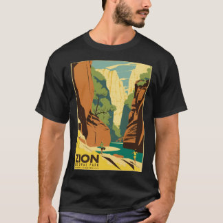 Camiseta Parque Nacional Zion The Narrows Turista Pos Vinta
