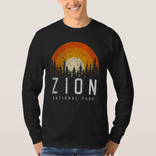 Camiseta Parque Nacional Zion US Estilo Retro Vintage 70s 8