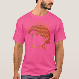 Camiseta Parque nacional Zion Us Utah Viaje Camping Senderi