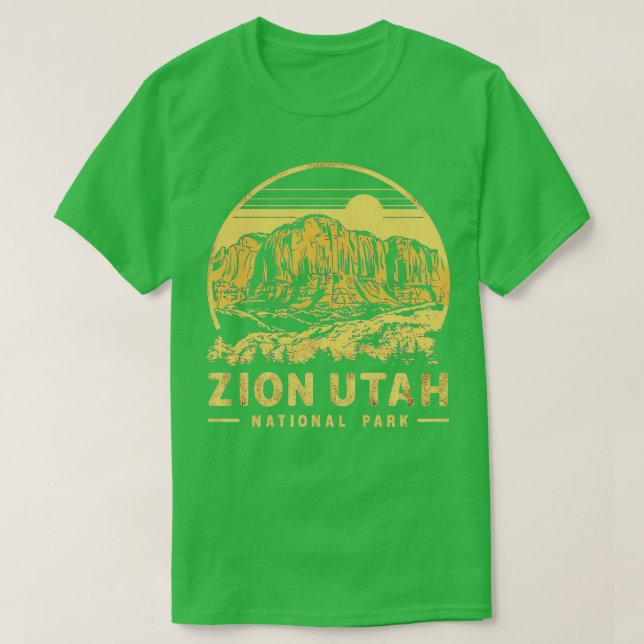 Camiseta Parque nacional Zion Utah (Diseño del anverso)