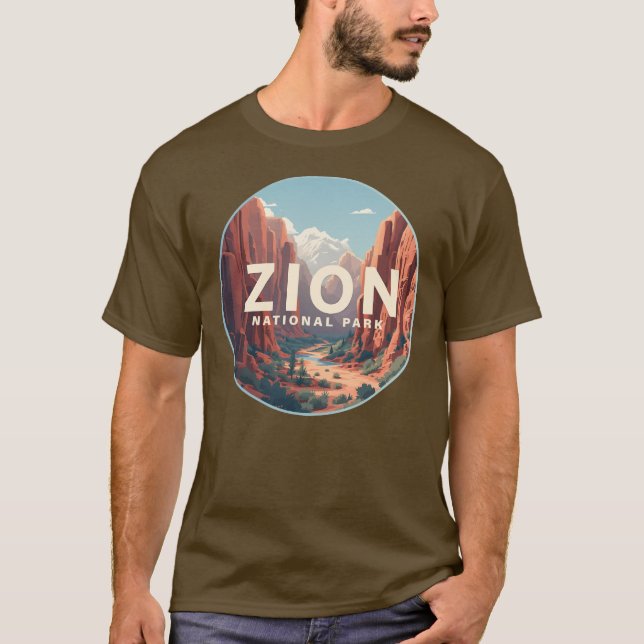 Camiseta Parque nacional Zion Utah (Anverso)