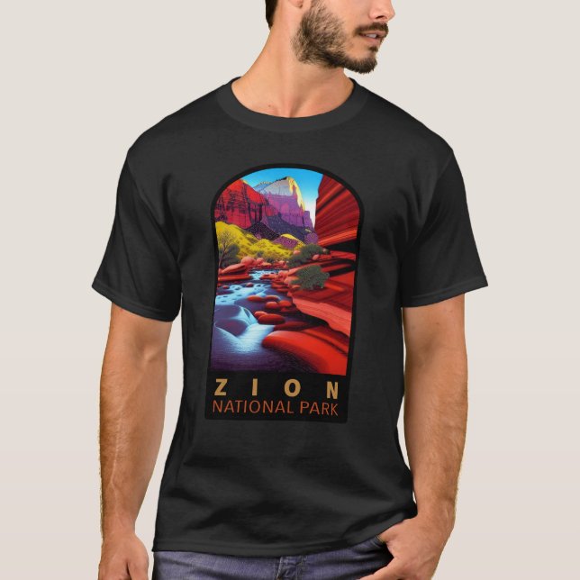 Camiseta Parque nacional Zion Utah (Anverso)