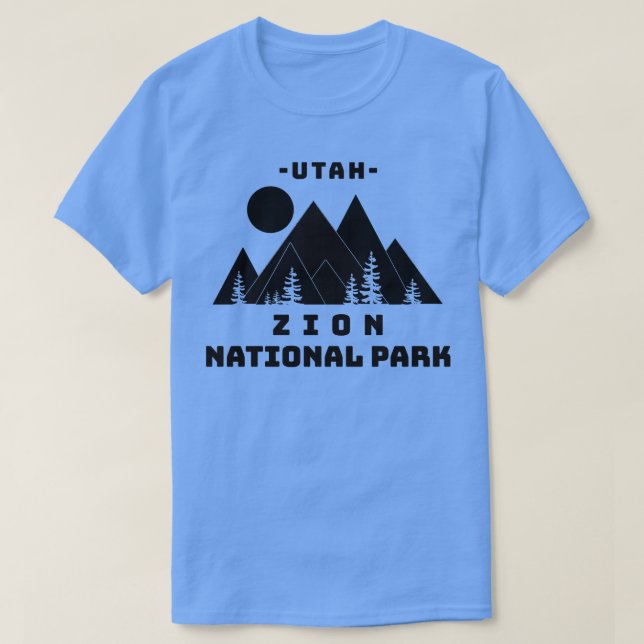 Camiseta Parque nacional Zion Utah (Diseño del anverso)