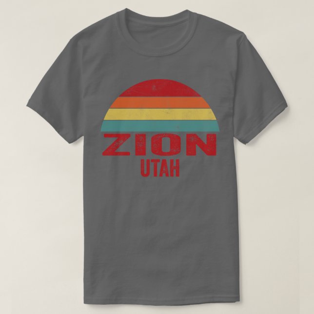 Camiseta Parque nacional Zion Utah (Diseño del anverso)