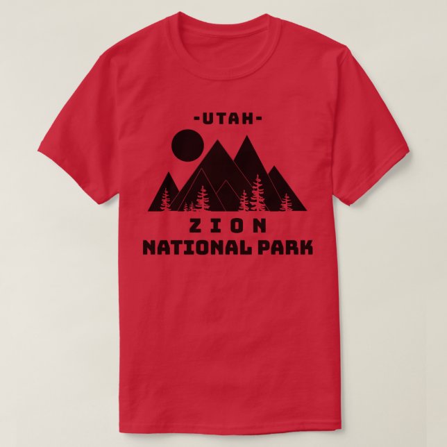 Camiseta Parque nacional Zion Utah (Diseño del anverso)