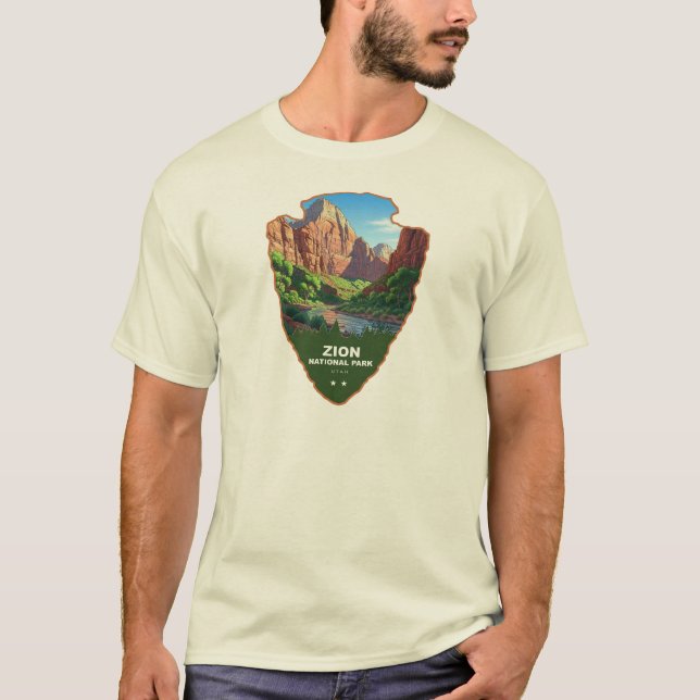 Camiseta Parque Nacional Zion Utah Arrowhead (Anverso)