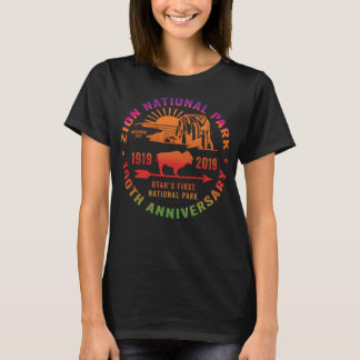 Camiseta Parque Nacional Zion Utah EE.UU. 100 años de cente