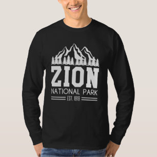 Camiseta Parque Nacional Zion Utah EE. UU. Senderismo al ai