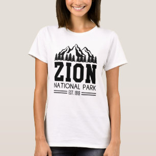 Camiseta Parque Nacional Zion Utah EE. UU. Senderismo al ai