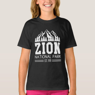 Camiseta Parque Nacional Zion Utah EE. UU. Senderismo al ai