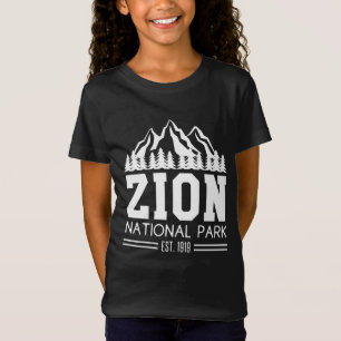 Camiseta Parque nacional Zion Utah EE.UU. Senderismo al air