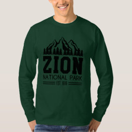 Camiseta Parque nacional Zion Utah EE.UU. Senderismo al air