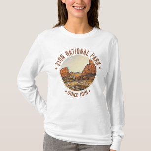 Camiseta Parque nacional Zion Utah Estados Unidos con probl