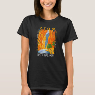 Camiseta Parque Nacional Zion Utah Vintage The Narrows Vint