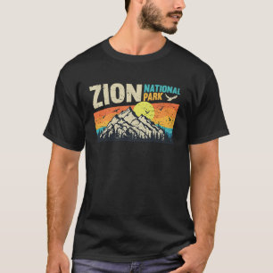 Camiseta Parque Nacional Zion Vacaciones Geniales Vintage R