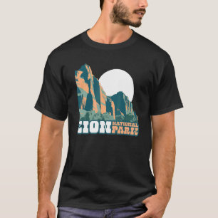 Camiseta Parque Nacional Zion WPA Estilo Poster Utah