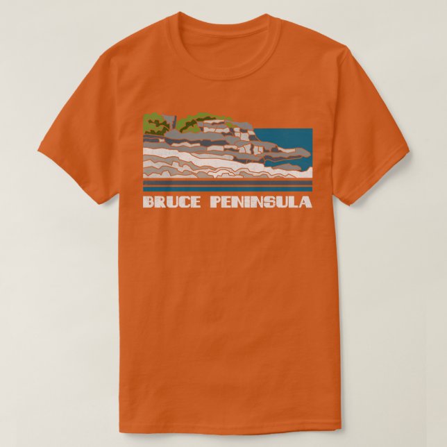 Camiseta Parque natural de la Península de Bruce (Diseño del anverso)