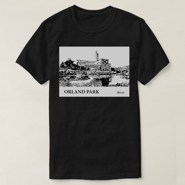 Camiseta Parque Orland Illinois TShirt 2 (Diseño del anverso)