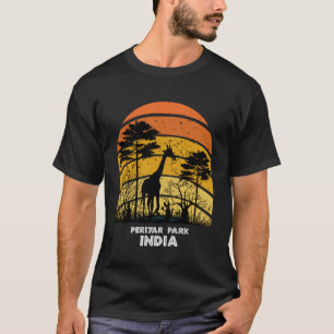 Camiseta Parque Periyar, India Safari National Park Game Re