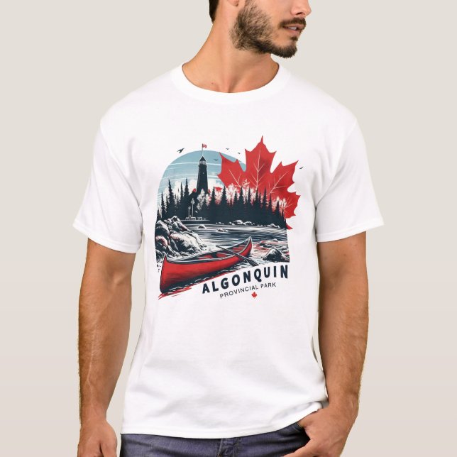 Camiseta Parque provincial de Algonquin (Anverso)