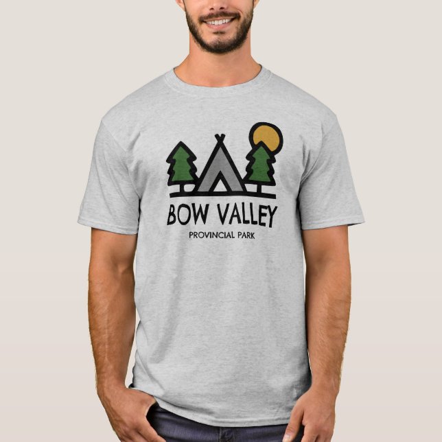 Camiseta Parque provincial del Valle de Bow (Anverso)