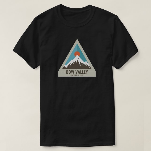 Camiseta Parque provincial del Valle de Bow (Diseño del anverso)