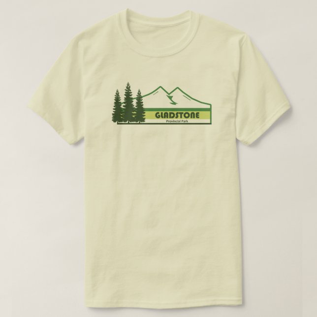 Camiseta Parque Provincial Gladstone Estribos verdes (Diseño del anverso)