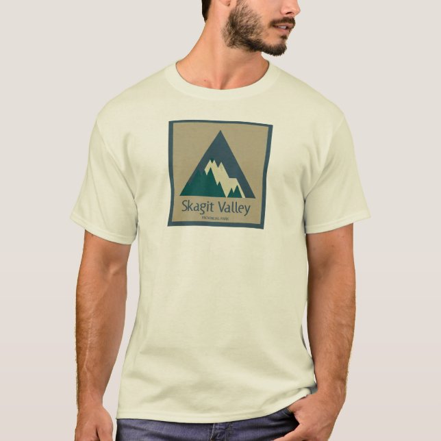Camiseta Parque Provincial Rústico del Valle de Skagit (Anverso)