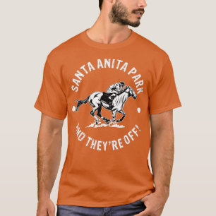 Camiseta Parque Santa Anita Racetrack Carreras ecuestre