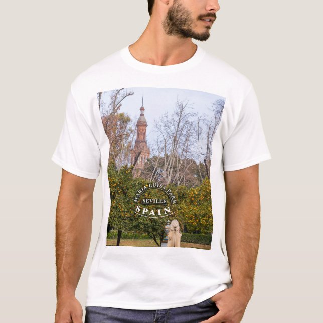 Camiseta Parque Sevilla España Maria Luisa (Anverso)