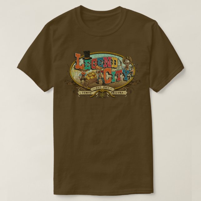 Camiseta Parque temático Legend City Arizona 1963 (Diseño del anverso)