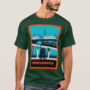 Camiseta Parque temático Peoplemover estilo de viaje Minima