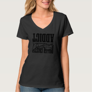 Camiseta Parque temático Roller Coaster Addict