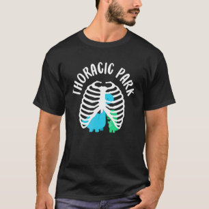 Camiseta Parque Torácico Escuadrón de Enfermeras Dinosaurio