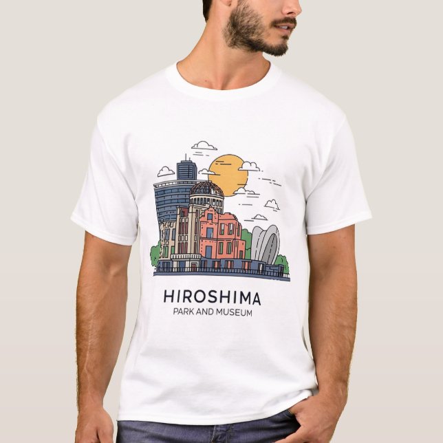 CAMISETA PARQUE Y MUSEO DE HIROSHIMA (Anverso)