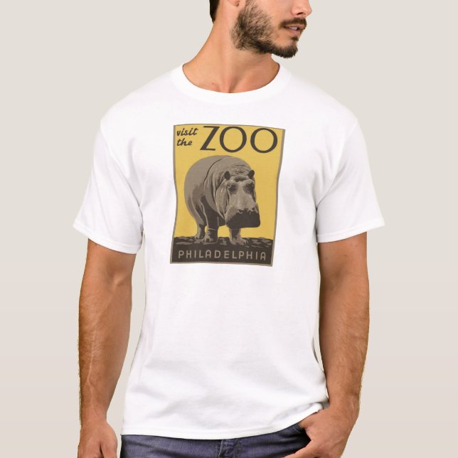 Camiseta Parque zoológico de Philadelphia (Anverso)