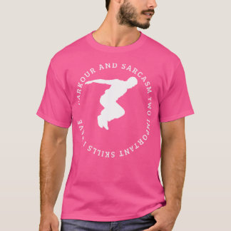 Camiseta Parqueour Femenino Y Sarcasmo Divertido Parqueour