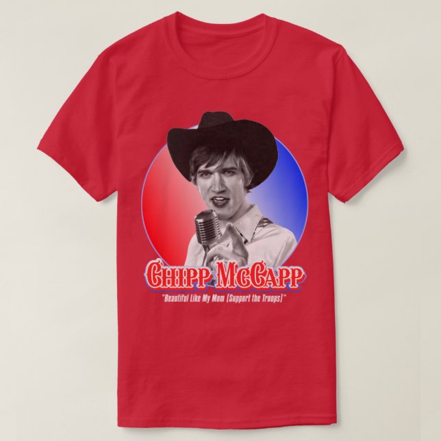 Camiseta Parques de Chipp McCapp y arte de fans de Rec (Diseño del anverso)