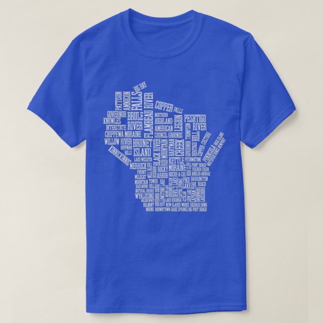 Camiseta Parques Estatales De Wisconsin (Diseño del anverso)