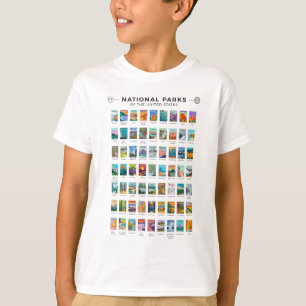 Camiseta Parques nacionales de Estados Unidos