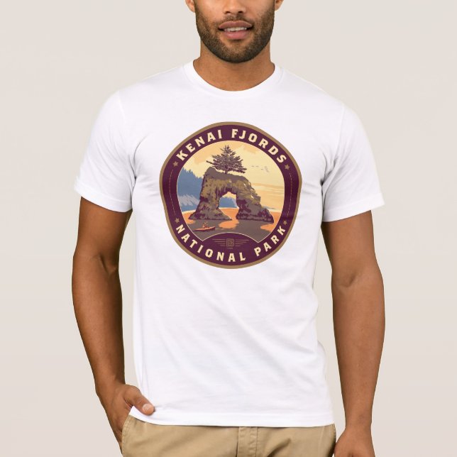 Camiseta Parques nacionales de fiordos de Kenia (Anverso)