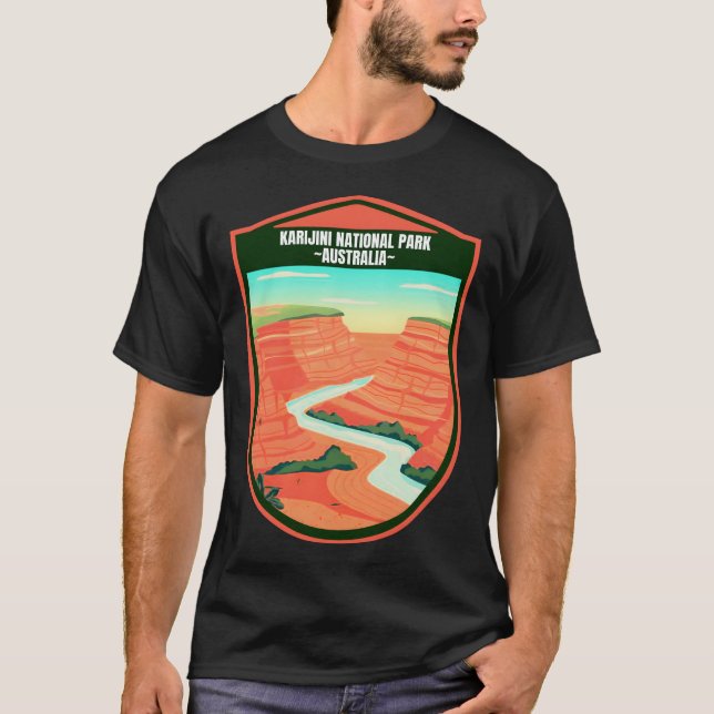 Camiseta Parques nacionales de Karijini � el infinito horiz (Anverso)