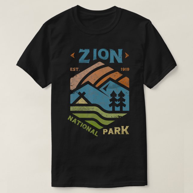 Camiseta Parques nacionales del estado de Zion Utah Beehive (Diseño del anverso)