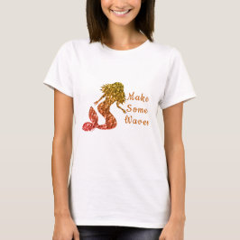 Camiseta Parques oscuros rojos amarillos de la sirena