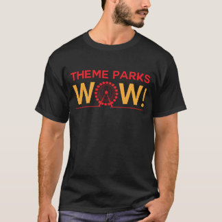 Camiseta Parques temáticos ¡Wow! ¡Camiseta oscura!